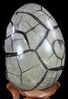 Septarian Dragon Egg Geode With Removable Section #56149-4